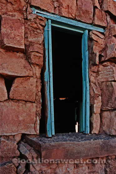 rock house window frame