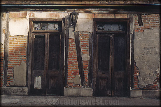 old doors and old walls