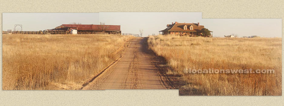 homestead on a hill
