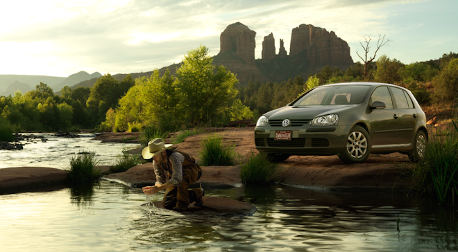 arizona landscape for christophe gilbert volkswagon ad