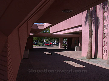 pink building