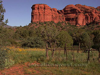 red rocks
