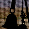 the desert through a screen door