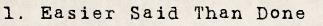 easier said than done essay