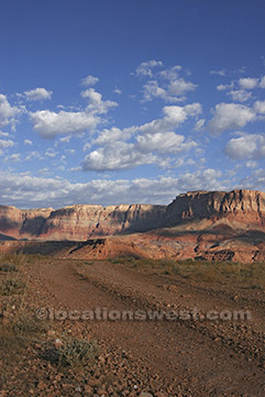 red cliffs backroad